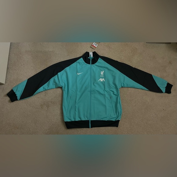 Nike x Liverpool F.C. Strike size L Football Jacket Teal/Black. HF3337 393.